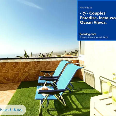-'ღ'- Couples' Paradise. Insta-worthy Ocean Views. Apartment